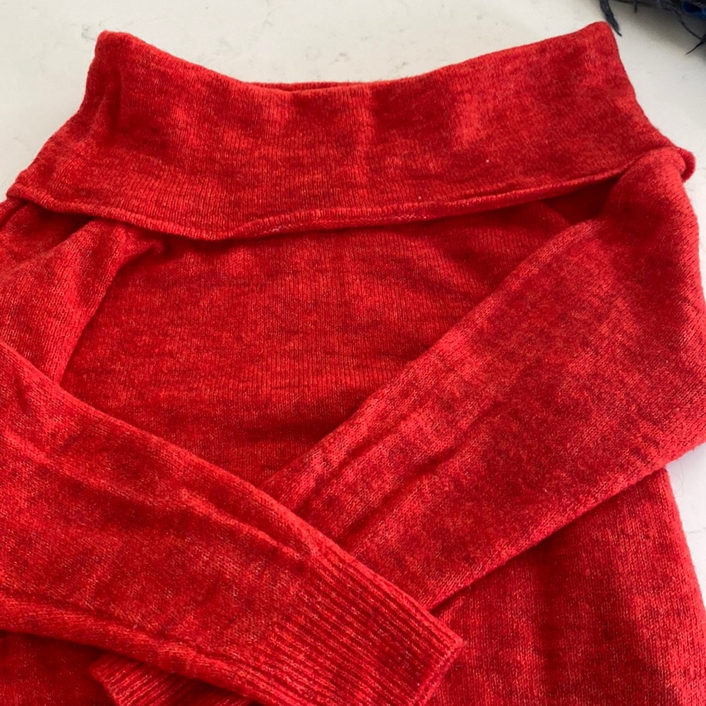 Off the shoulder sweater
